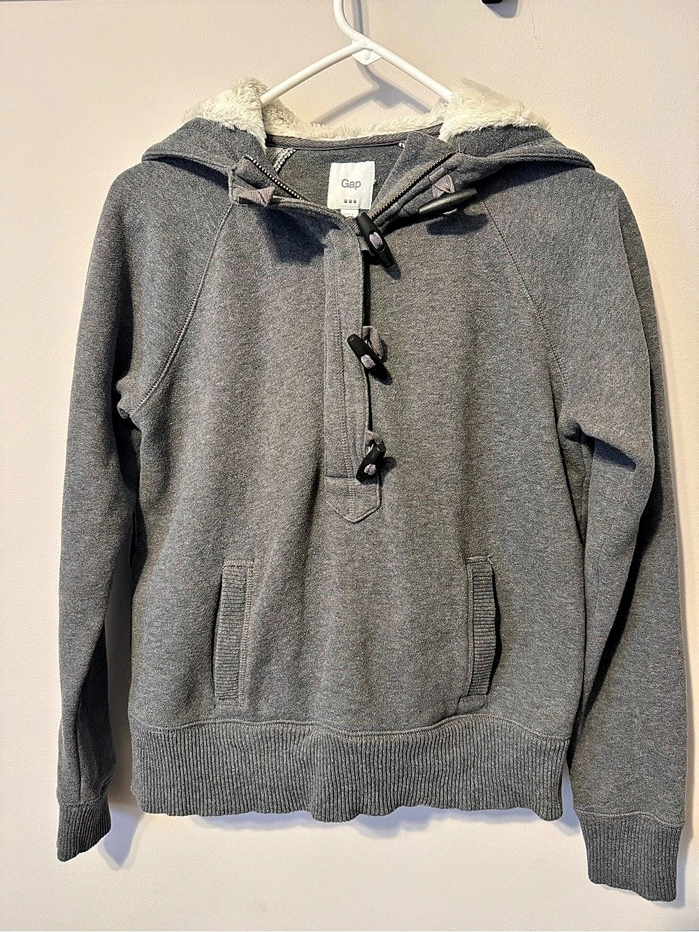 GAP Gray Toggle Hoodie
